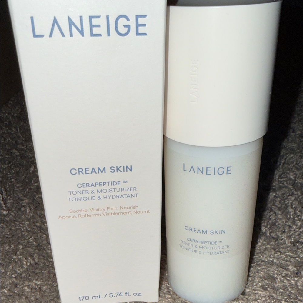 LANEIGE Cream Skin Toner - White and Blue